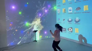 AR Interactive Wall Games, Interactive wall  projection system,  touch interaction system supplier.
