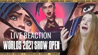 ARCANE FAN REACTS TO "WORLDS 2021 SHOW OPEN - Imagine Dragons, JID, Denzel Curry, Bea Miller, PVRIS"