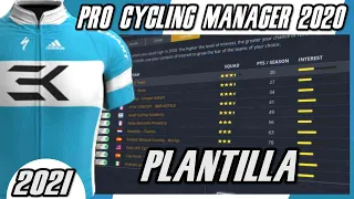 Análisis PLANTILLA 2021 | Pro Cycling Manager 2020 - Gameplay ESPAÑOL [Modo Carrera]