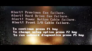 Dell Optiplex 390 - How to bypass F1 Alert! failure - Dell MIH61R Optiplex 3010 Inspiron 620