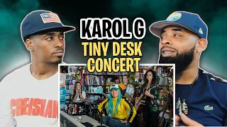 AMERICAN RAPPER REACTS TO-Karol G: Tiny Desk Concert