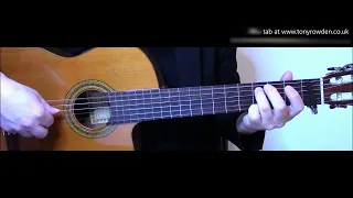 Tomorrow Never Knows - Beatles fingerstyle guitar solo - link to TAB in description