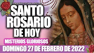 SANTO ROSARIO DE HOY DOMINGO 21 DE FEBRERO DE 2022~MISTERIOS GLORIOSOS-Oración Católica Oficial🙏🏻