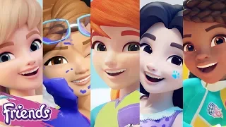 LEGO Friends Character Spot 2018 Compilation - Meet Olivia, Andrea, Emma, Mia, Stephanie !