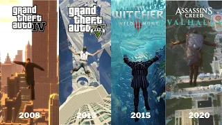 Jumping From High Places in 10 OPEN WORLD Games (2008-2020)