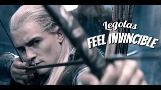 Lord of the Rings| Legolas Tribute| Feel Invincible, Skillet♫