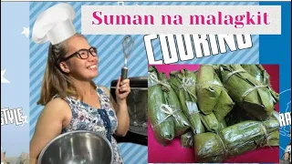 How to make suman na malagkit na tamang tama ang pagkakaluto vlog #119