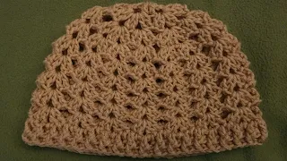 The Double V Stitch Hat - Crochet Tutorial! Quick & Easy! 👍