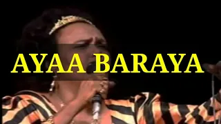 Sahra Axmad Jaamac || Ayaa baraya caashaqa with lyrics