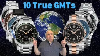 Comparing 10 desirable mid priced TRUE GMT watches for you to consider