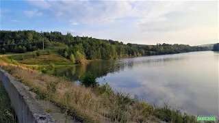 Неверкино. Плотина, пруд на Чертанке. Раннее утро.