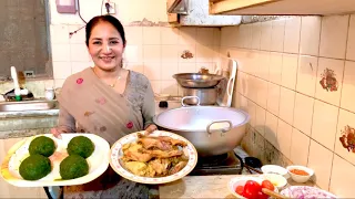 Desi morgi or palak kee lazeez dish 😋 // aj tu kmal hee ho gya 🤗 // Bhatti vlogs