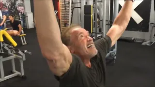 Arnold Schwarzenegger 74 years old Bodybuilding Training Motivation -  Still Working Out Strong
