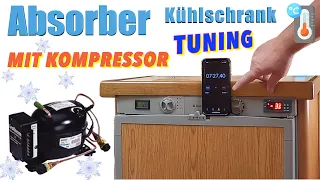 Tuning Absorber Kühlschrank mit Kompressor Bausatz Ein- und Umbau Isotherm Compact Classic GE 80