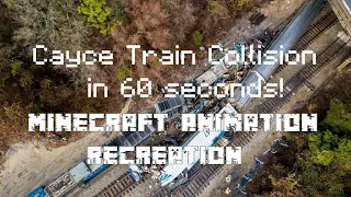 Cayce Train Collision in 60 Seconds Minecraft Animation