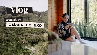 hospedagem em uma cabana de madeira de luxo com riacho | taipa | urubici/sc