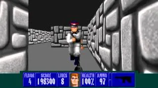 Wolfenstein 3D TC for ZDoom - E3L4 - All Secrets - I Am a Death Incarnate