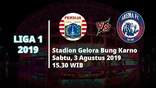 Jadwal Pertandingan dan Siaran Langsung Liga 1 2019 Persija Jakarta Vs Arema FC Sabtu (3/8)