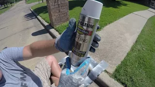 4. START to FINISH Curb Address Number Painting Demo