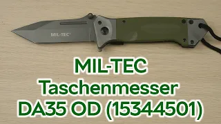 Розпаковка MIL-TEC Taschenmesser DA35 OD (15344501)