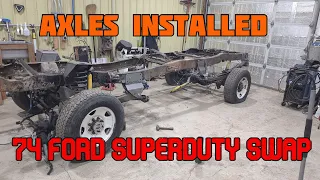 1974 Ford F250 Super Duty axle swap Pt3