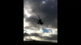 RAF Seaking taking off 2016