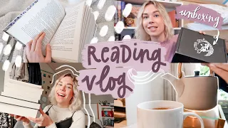 READING VLOG 📖☕️ surprise book mail, lots of reading & my thesis progress