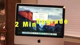 Upgrade the Ram on a 2008 iMac in 2 minutes