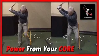 How to Use Your Core to Power Your Golf Swing - RotarySwing Free Golf Lesson 2