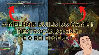 COMO DERROTAR FACIL GNA E REI BESERK EM QUALQUER DIFICULDADE, MELHOR BUILD DO GAME! GOD RAGNAROK