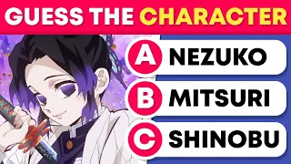 Guess The Demon Slayer Character 😈 Can You Please Answer It❓