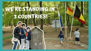 See where three countries border meet! | Drielandenpunt: Netherlands, Belgium and Germany