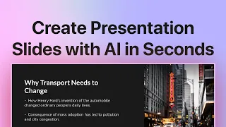 SlidesAI - AI Powered Text To Presentation