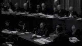 Nuremberg Trial Day 37 (1946) Jacques Herzog on German Forced Labor (AM)