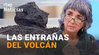 ANALIZAMOS LAVA extraída de las coladas del VOLCÁN de LA PALMA | RTVE Noticias