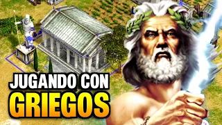 El PODER de los GRIEGOS en AGE of MYTHOLOGY 😲🥵 ¡Esto me Prende!