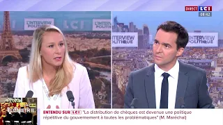 "Le droit à la bêtise est une valeur de gauche", ironise Marion Maréchal