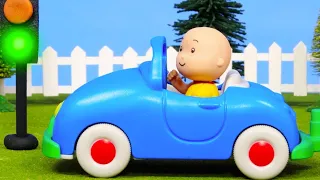 Caillou and Blue Car | Caillou Cartoon