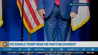 Are Donald Trump’s Pants On Backwards?