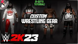 How to Create Wrestling Gear on WWE 2K23!