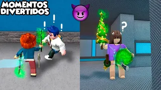 CUMPLIENDO RETOS de TikTok en MURDER MISTERY 2 (MOMENTOS DIVERTIDOS) MM2 Roblox