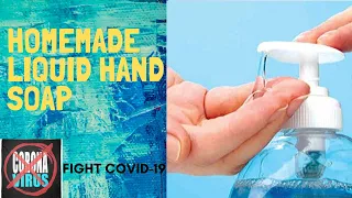 Make your own liquid hand soap at home(corona virus)||Dynamic Innovator||