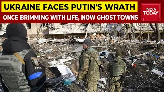 Ukraine Faces Putin's Wrath, Russian Bombs Ravage Cities, Houses & Buildings Reduced To Rubble