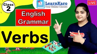 Action Words are Verbs | Chapter - 11 | English Grammar | Class 2 | Learning with animations