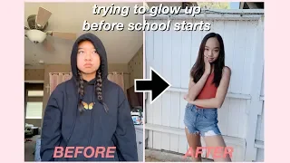 trying to glow up before school starts...  *going into 8th grade* | Nicole Laeno