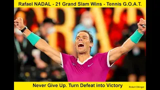 Rafael Nadal - Never Give Up. Turn Defeat into Victory.