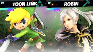 Super Smash Bros Ultimate Amiibo Fights  – 9pm Poll Toon Link vs Robin