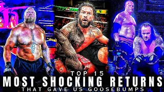 Most Shocking Returns That Gave Us Goosebumps | WWE | Ft. Roman Reigns, Brock Lesnar, Cm punk...