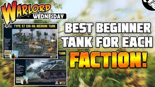 The BEST beginner tank for each faction! | Bolt Action!