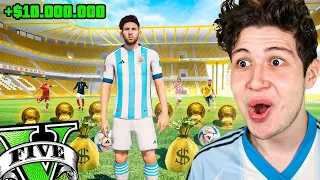 Jugando como MESSI en GTA 5! ⚽️🏆 (Mods)